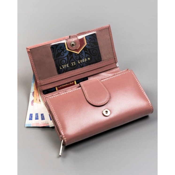 PETERSON PTN RD-21-GCL-Y RFID bőr pénztárca