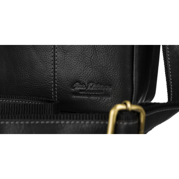 Bőr táska PTN TB-011-COM BLACK