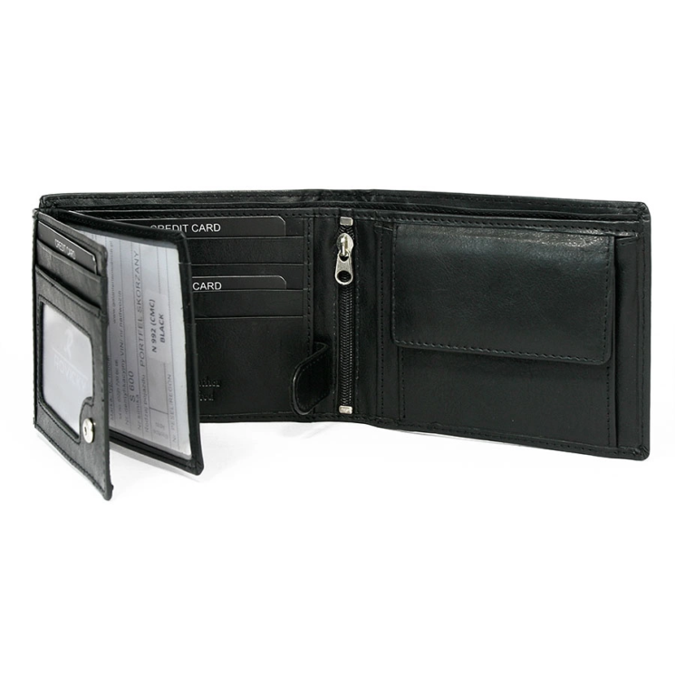 RFID bőr pénztárca ROVICKY N992-CMC R.Brown