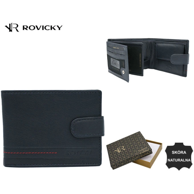 ROVICKY RFID bőr pénztárca R-N992L-GAT