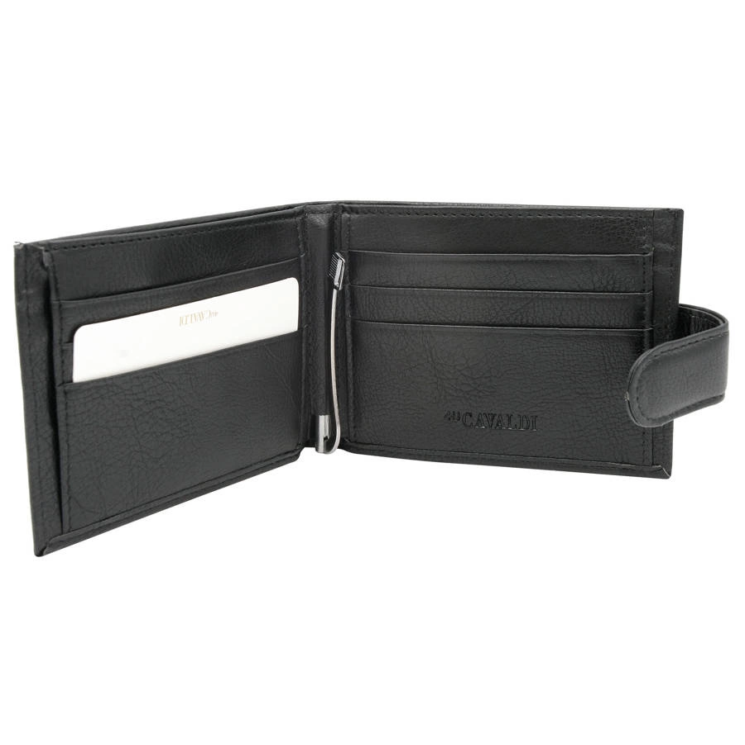 Férfi PU+bőr pénztárca M620L-PU-6793 fekete