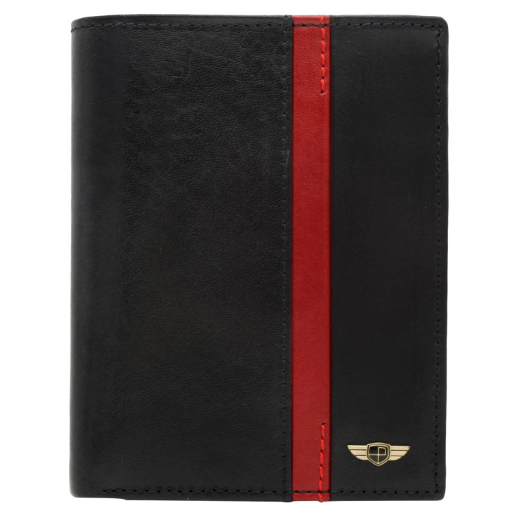 Férfi bőr pénztárca PTN N575-VTP-BL-RED