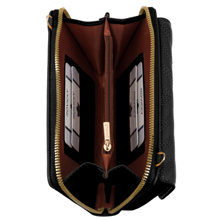 Torebka porthole PU M-11-2213 Fekete