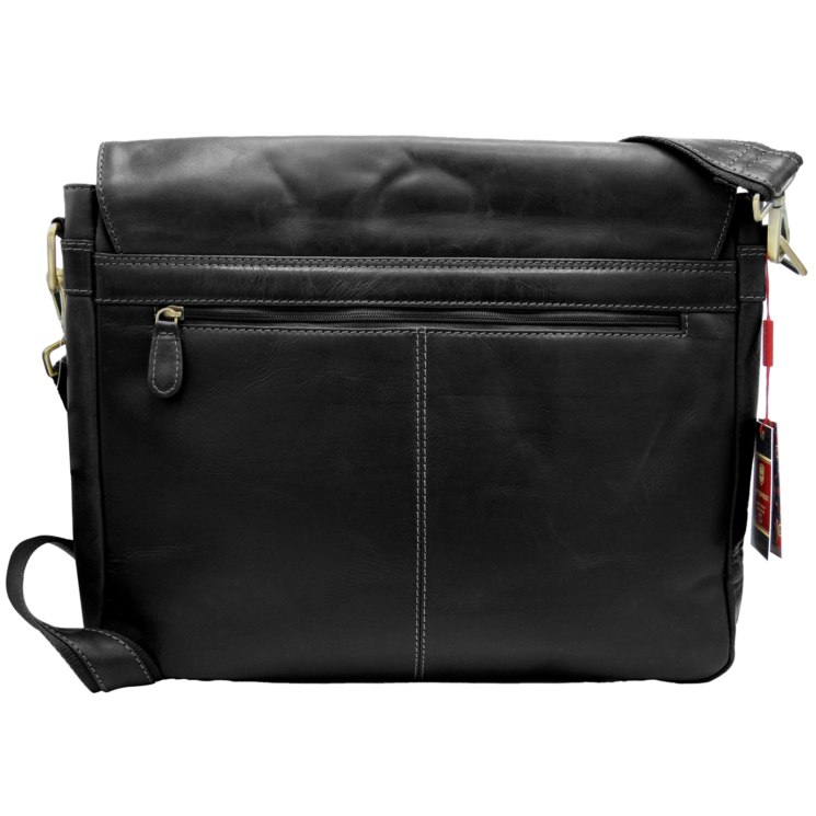 Laptop bőr táska PTN LP-8173-COM fekete
