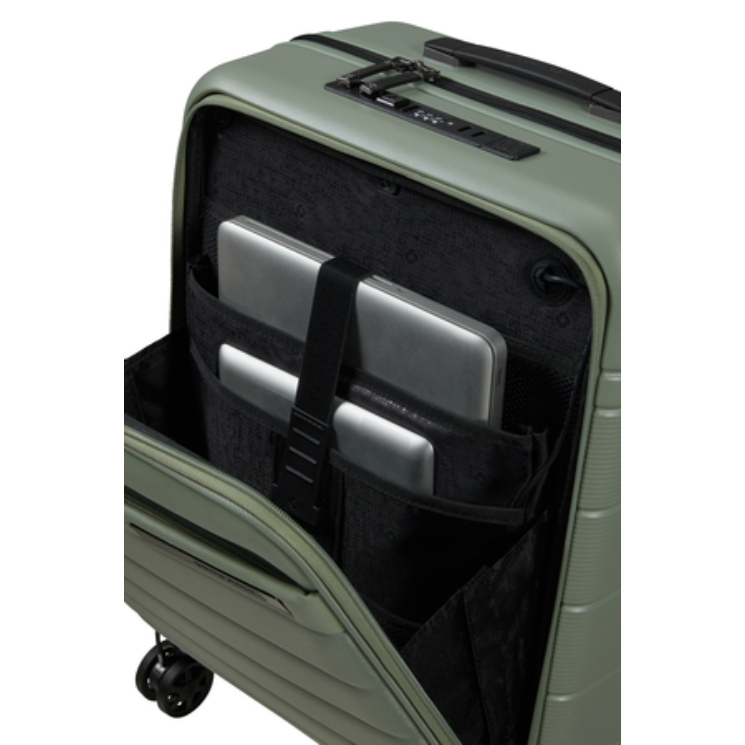 Samsonite Neopod Spinner Kabinbőrönd 55 cm Bővíthető SageGreen