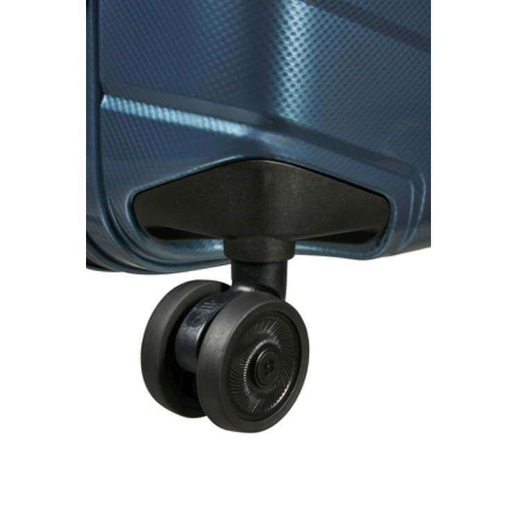 Samsonite Attrix Spinner Bőrönd 69 cm SteelBlue 10 év garancia