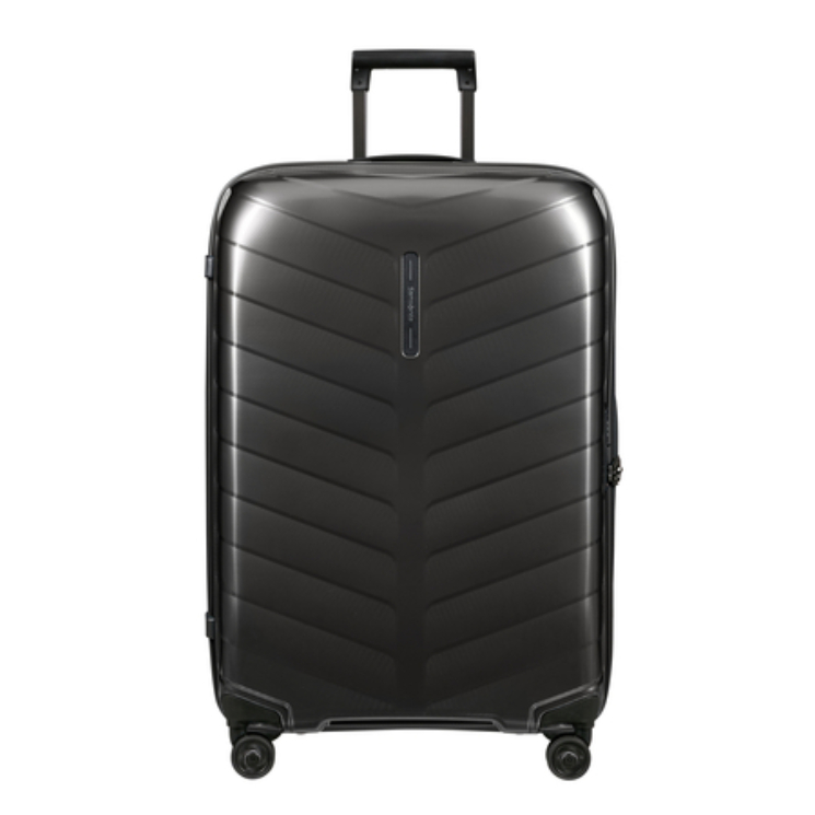 Samsonite Attrix Spinner Bőrönd 75 cm Black 10 év garancia