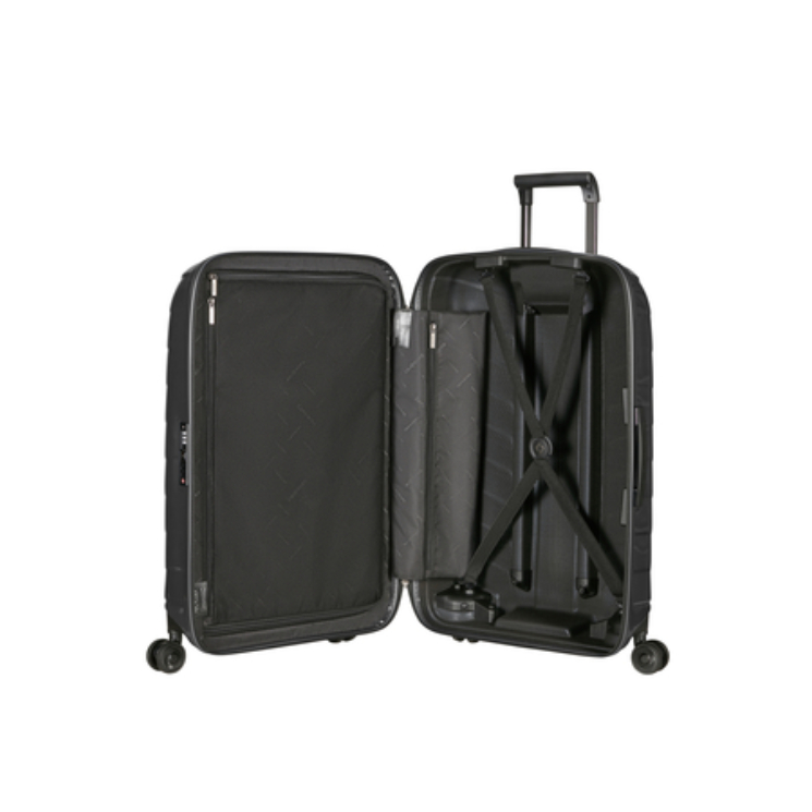 Samsonite Attrix Spinner Bőrönd 75 cm Black 10 év garancia