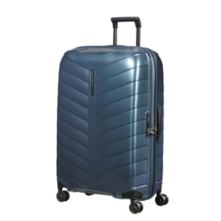 Samsonite Attrix Spinner Bőrönd 75 cm SteelBlue 10 év garancia