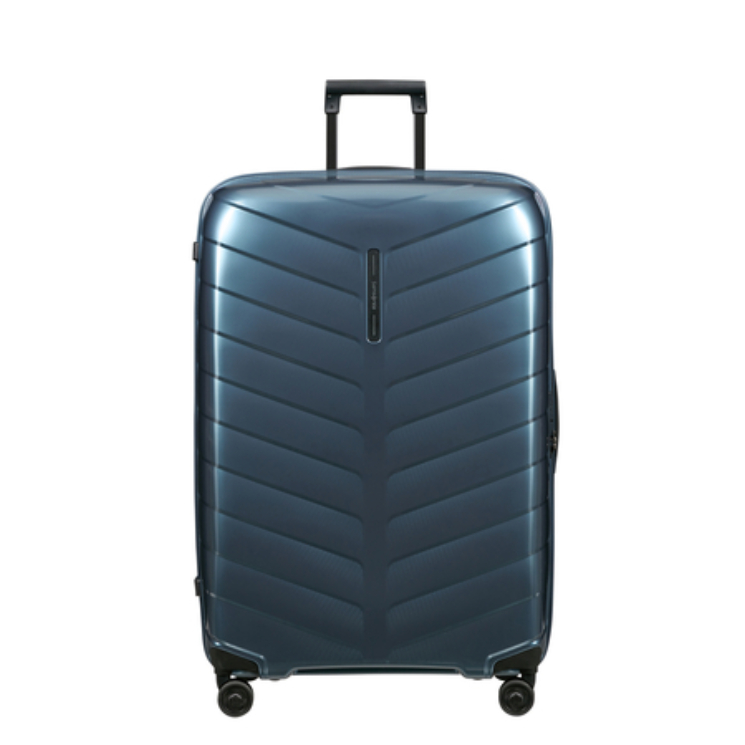 Samsonite Attrix Spinner Bőrönd 81 cm SteelBlue 10 év garancia