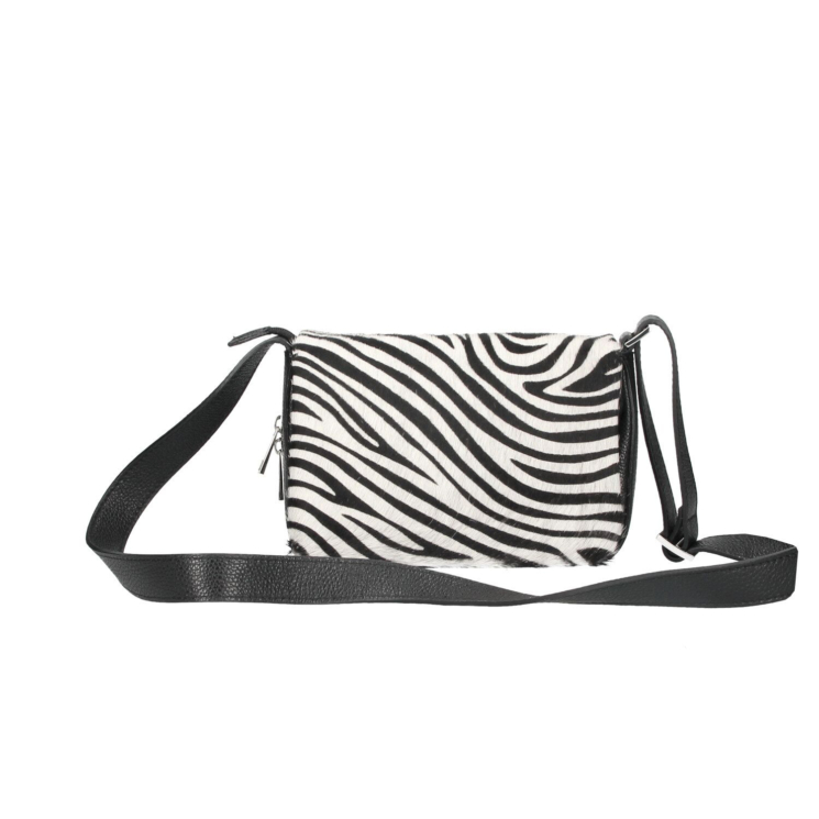 Valódi bőr női táska Zebra mintával TR291
