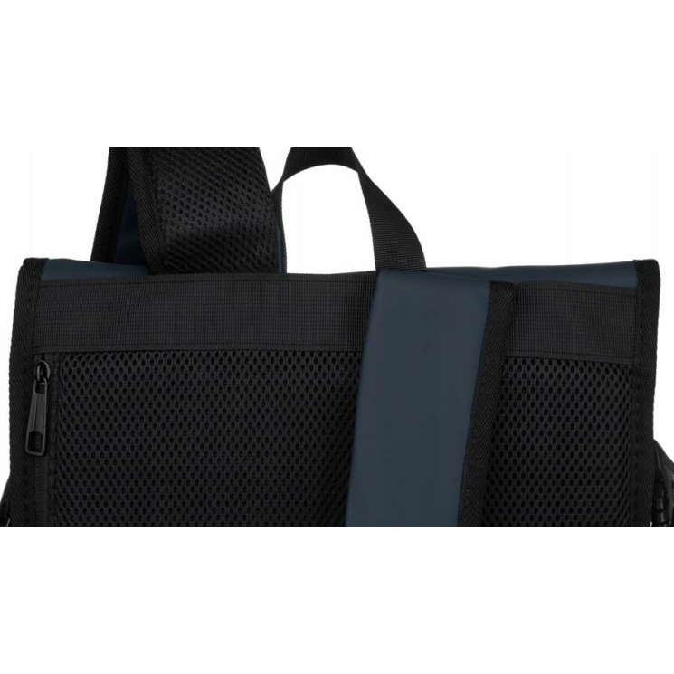 Vízálló többzsebes laptoptartós hátizsák kék színben