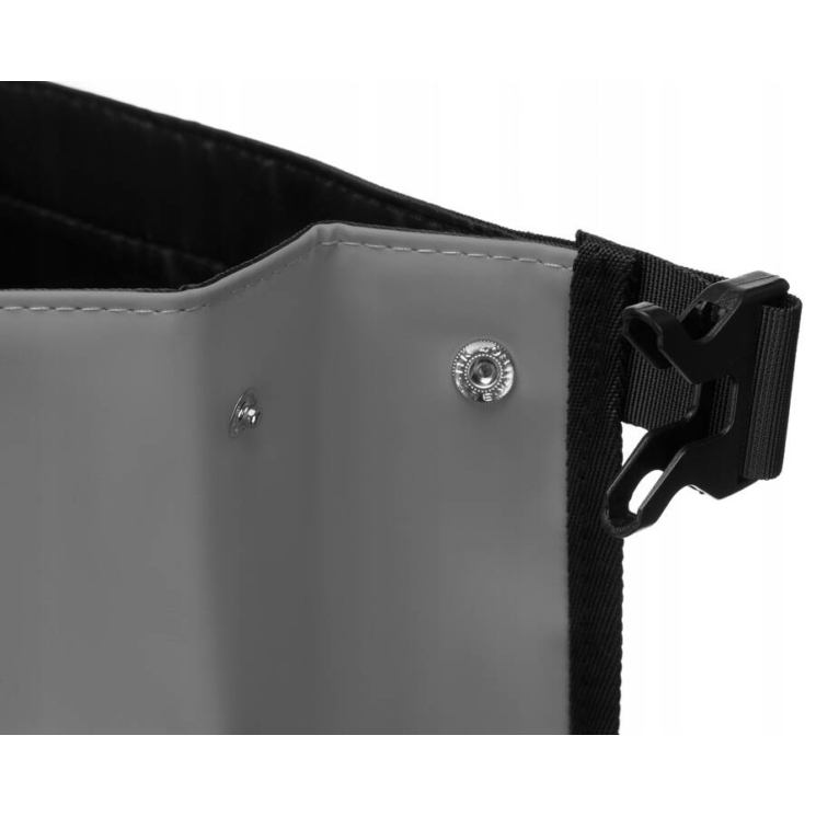 Vízálló többzsebes laptoptartós hátizsák szürke színben