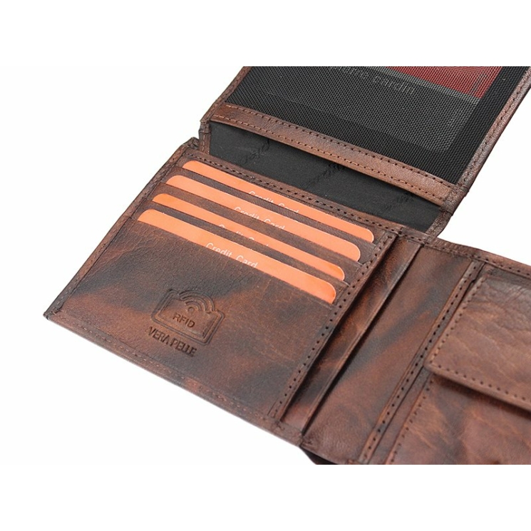Pierre Cardin Valódi bőr Pénztárca RFID