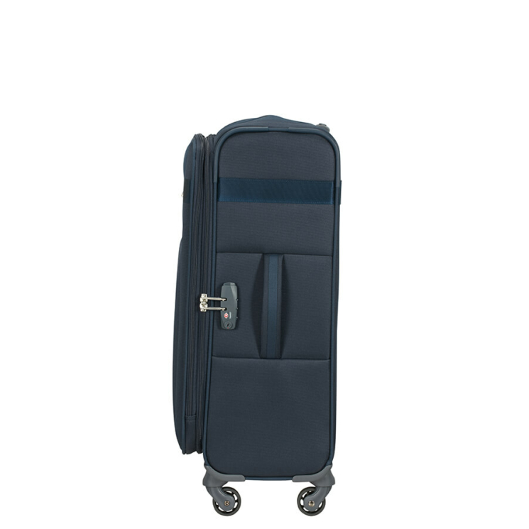 Samsonite Citybeat bővíthető spinner bőrönd közepes méret 66 cm