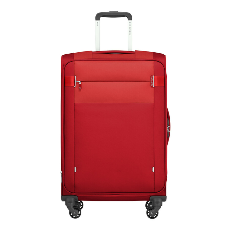 Samsonite Citybeat bővíthető spinner bőrönd közepes méret