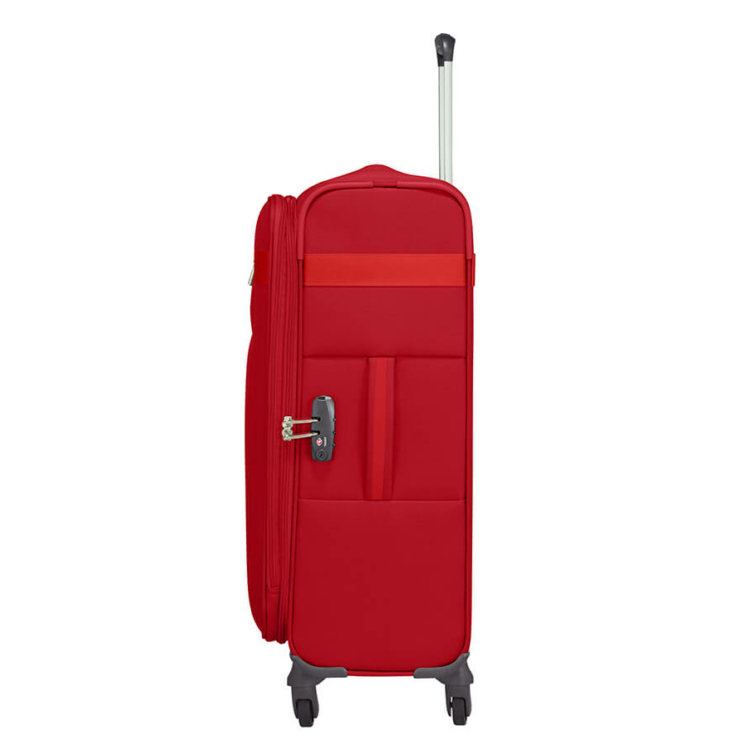 Samsonite Citybeat bővíthető spinner bőrönd közepes méret