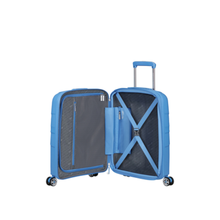American Tourister Starvibe Spinner Kabinbőrönd 55cm Blue 3 év garancia