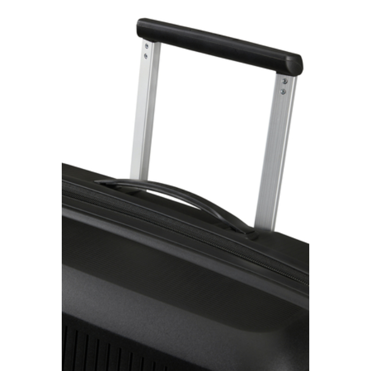 American Tourister Aerostep Spinner Bővíthető Bőrönd 67cm Black 3 év garancia