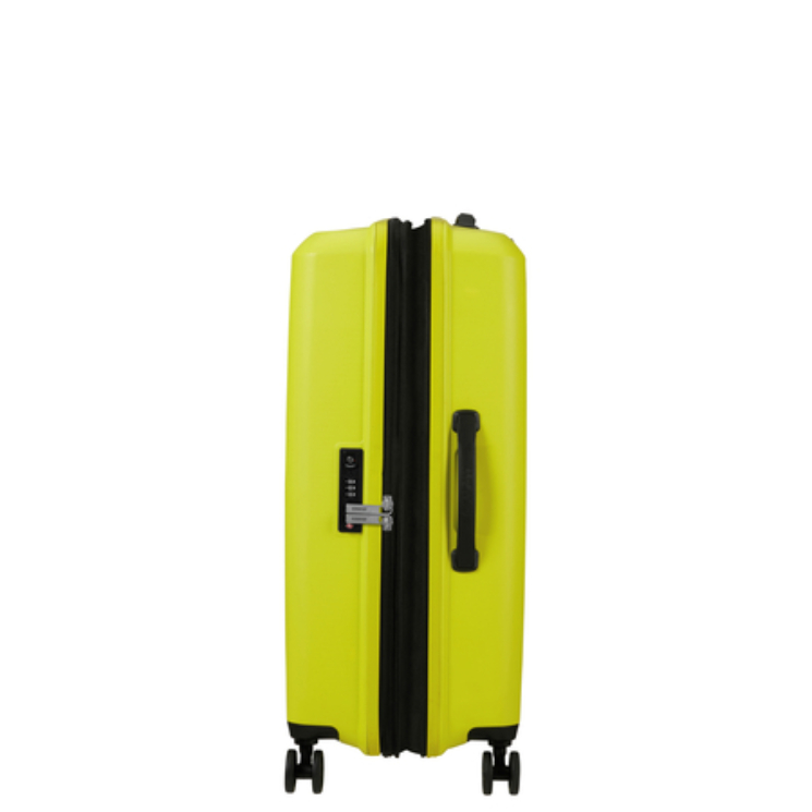 American Tourister Aerostep Spinner Bővíthető Bőrönd 67cm Lime 3 év garancia