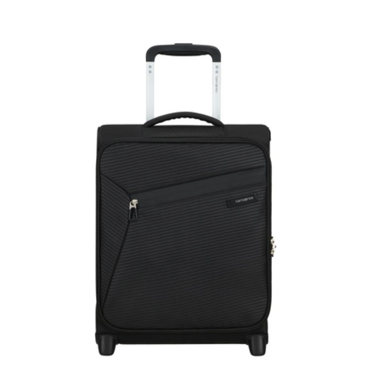 Litebeam Repülőgép ülése alá helyezhető állóbőrőnd 45cm 5 év garancia Fekete