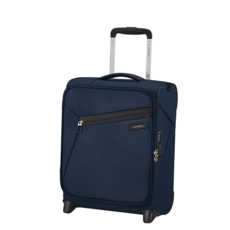 Litebeam Repülőgép ülése alá helyezhető állóbőrőnd 45cm 5 év garancia Sötétkék