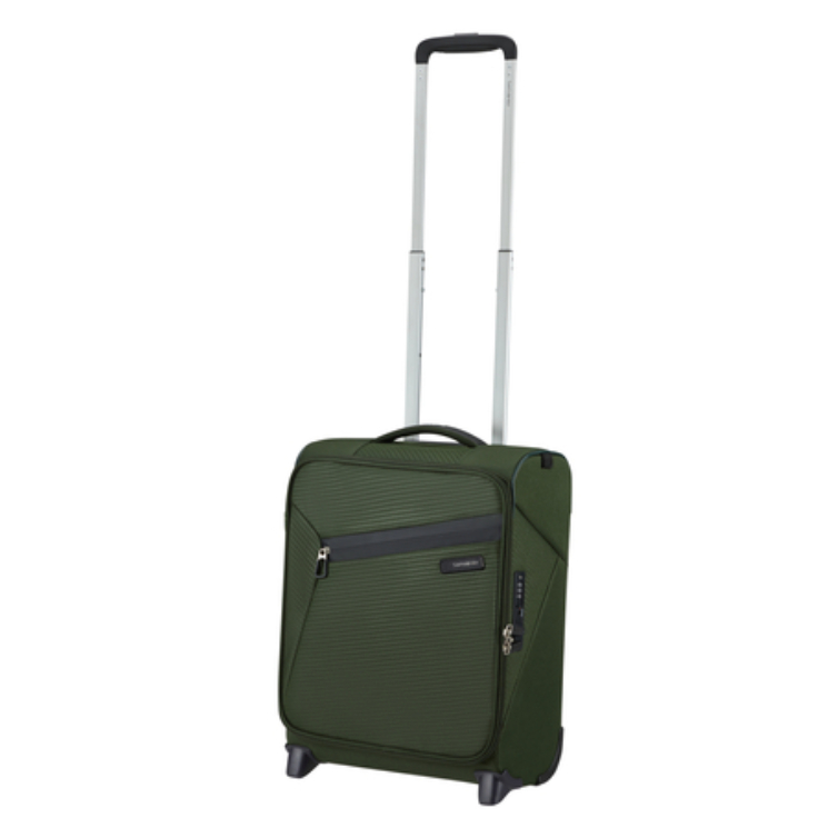 Litebeam Repülőgép ülése alá helyezhető állóbőrőnd 45cm 5 év garancia Sötétzöld