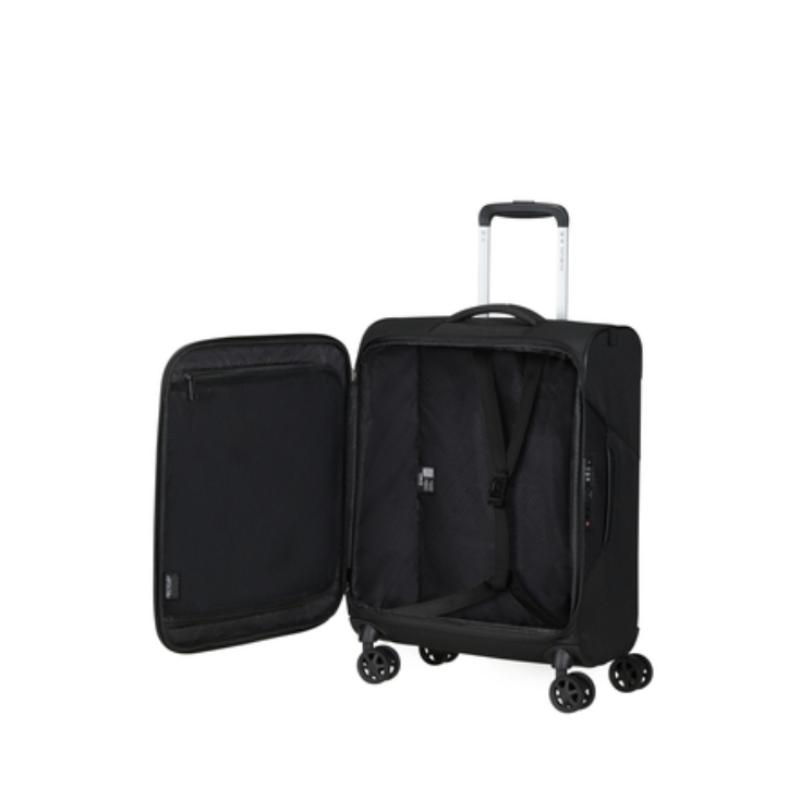 Litebeam Spinner Kabinbőrőnd 55cm 5 év garancia Fekete
