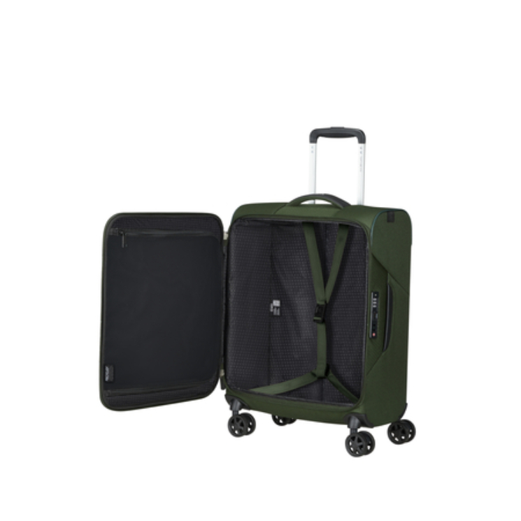 Litebeam Spinner Kabinbőrőnd 55cm 5 év garancia Sötétzöld