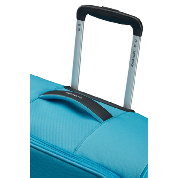 Litebeam Spinner Bővíthető bőrőnd 77 cm 5 év garancia Világoskék