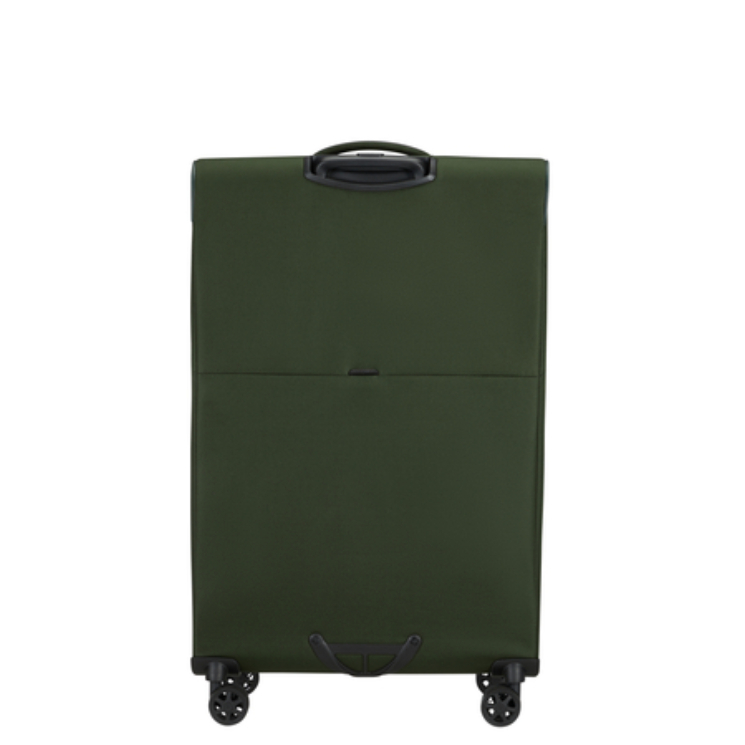 Litebeam Spinner Bővíthető bőrőnd 77 cm 5 év garancia Sötétzöld