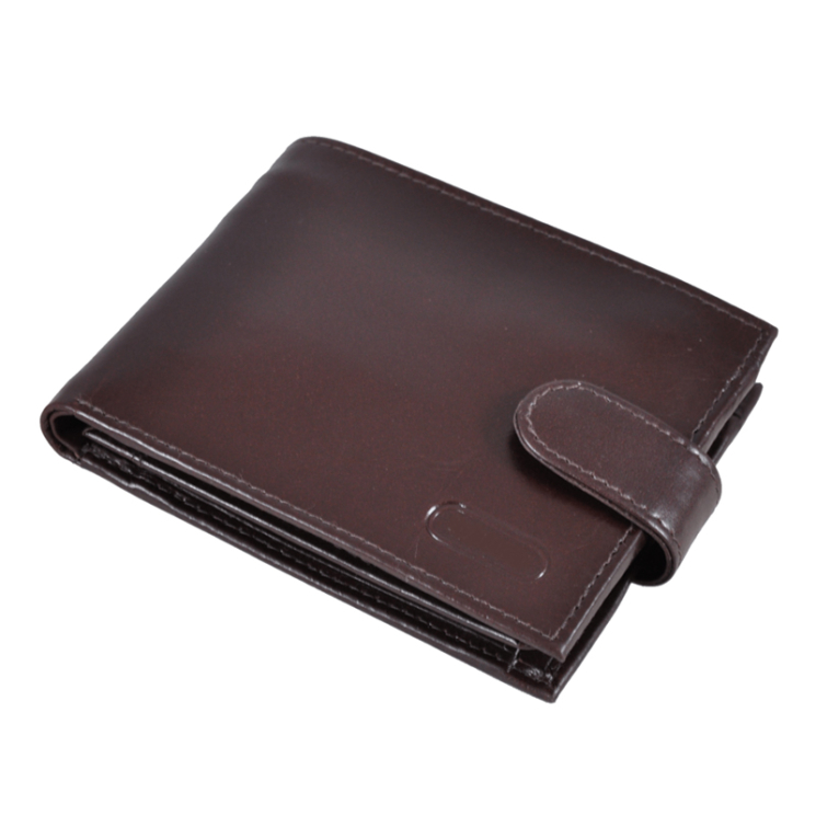Bőr férfi pénztárca 2804 DarkBrown