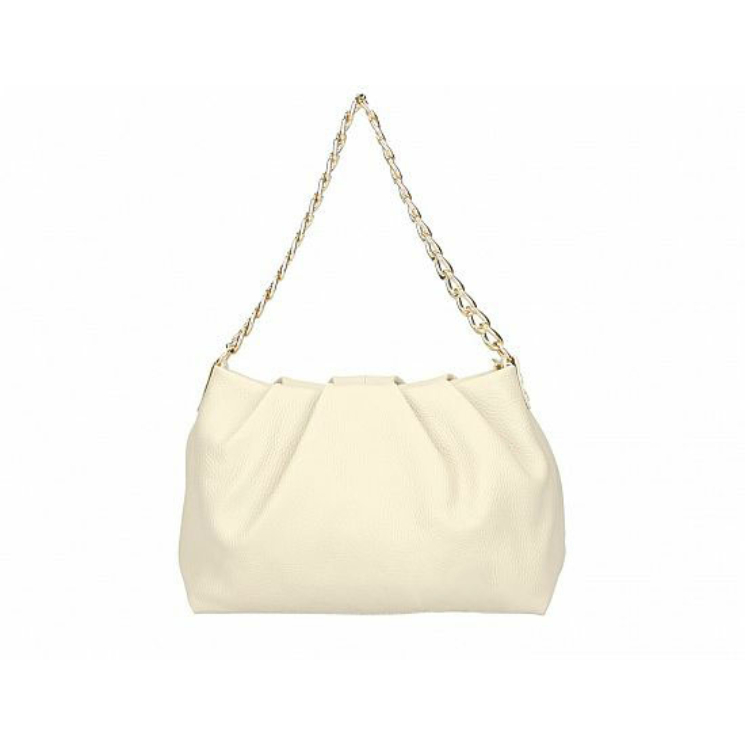 Valódi bőr női láncos táska bézs színben S7243 Beige