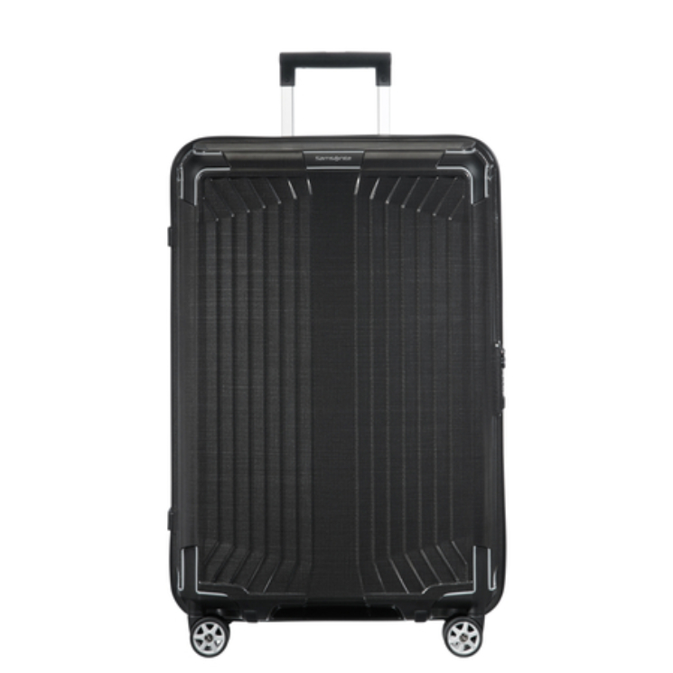 Samsonite Lite-Box Spinner Bőrönd 69 cm Black 10 év garancia