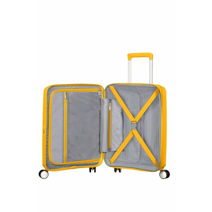 American Tourister Soundbox bővíthető Spinner bőrönd 55