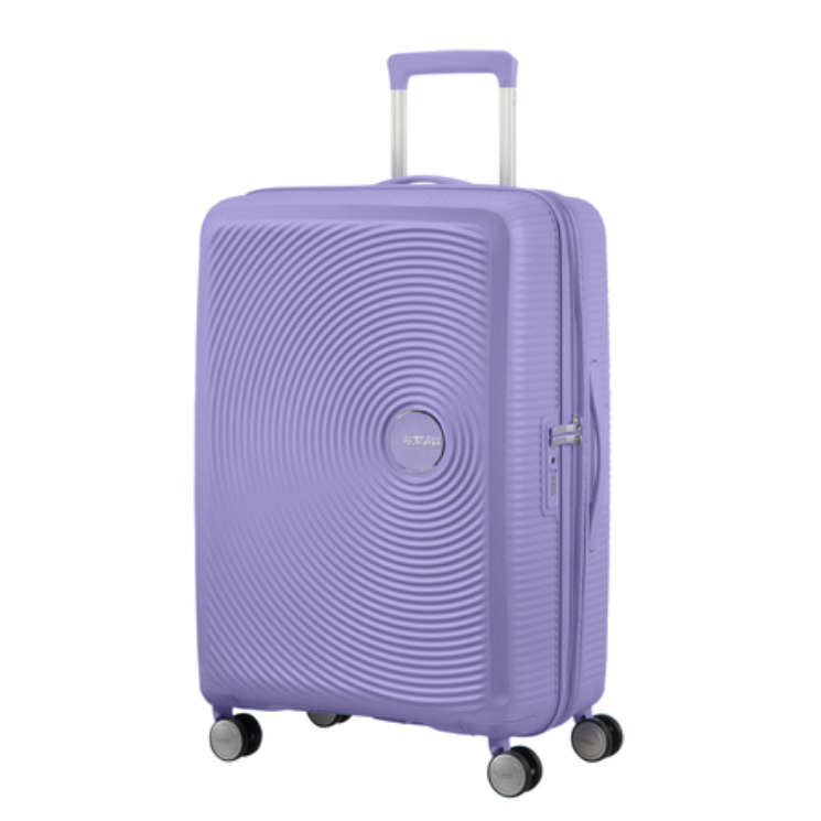 American Tourister Soundbox bővíthető Spinner bőrönd 67 Lavender