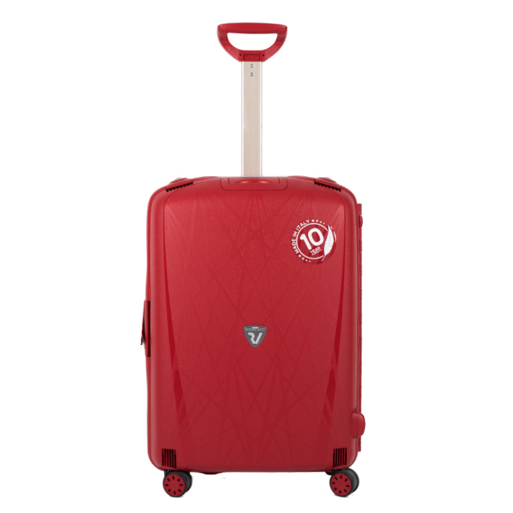 Roncato R0712 Light Spinner bőrönd 68 cm-es piros  ajándék bőröndhuzattal