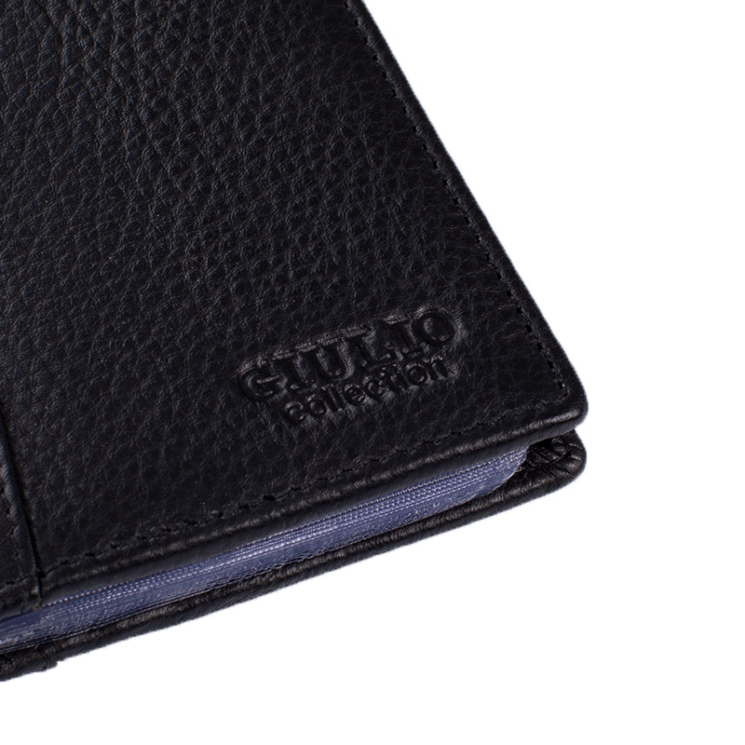 GIULIO COLLECTION valódi bőr kártyatartó RFID rendszerrel