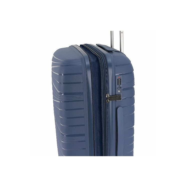 Gabol bőrönd nagy méret GA-1220L Black ajándék bőröndhuzattal