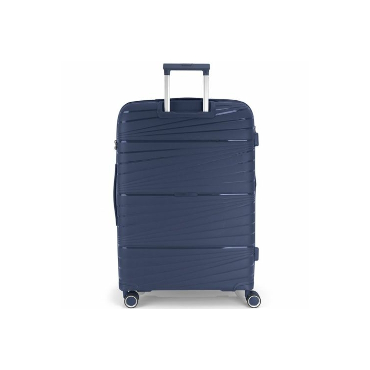 Gabol bőrönd nagy méret GA-1220L Black ajándék bőröndhuzattal