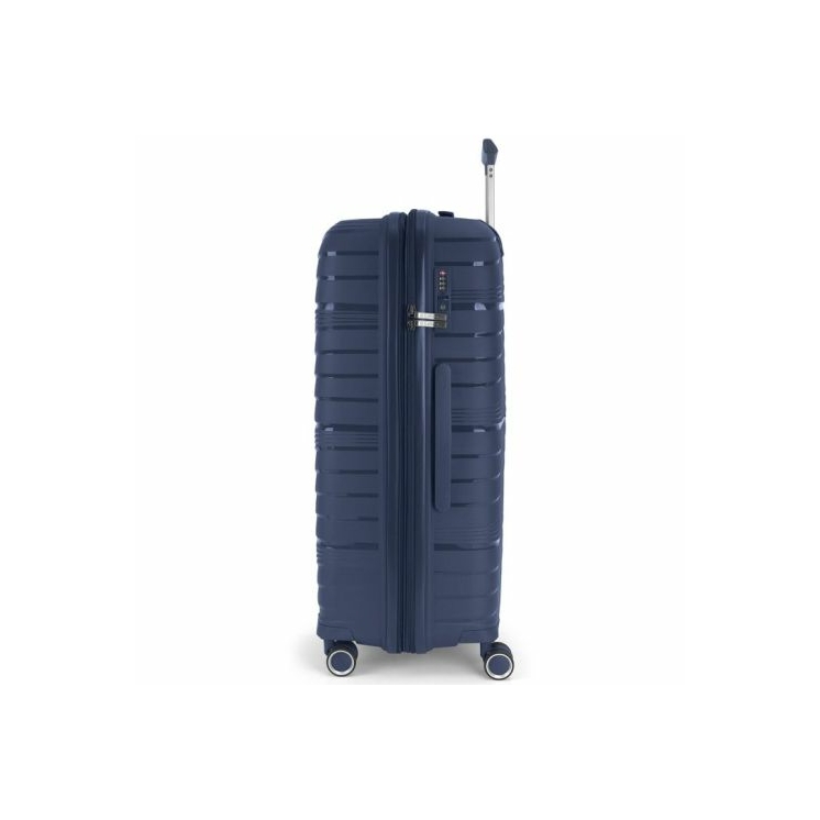 Gabol bőrönd nagy méret GA-1220L Black ajándék bőröndhuzattal