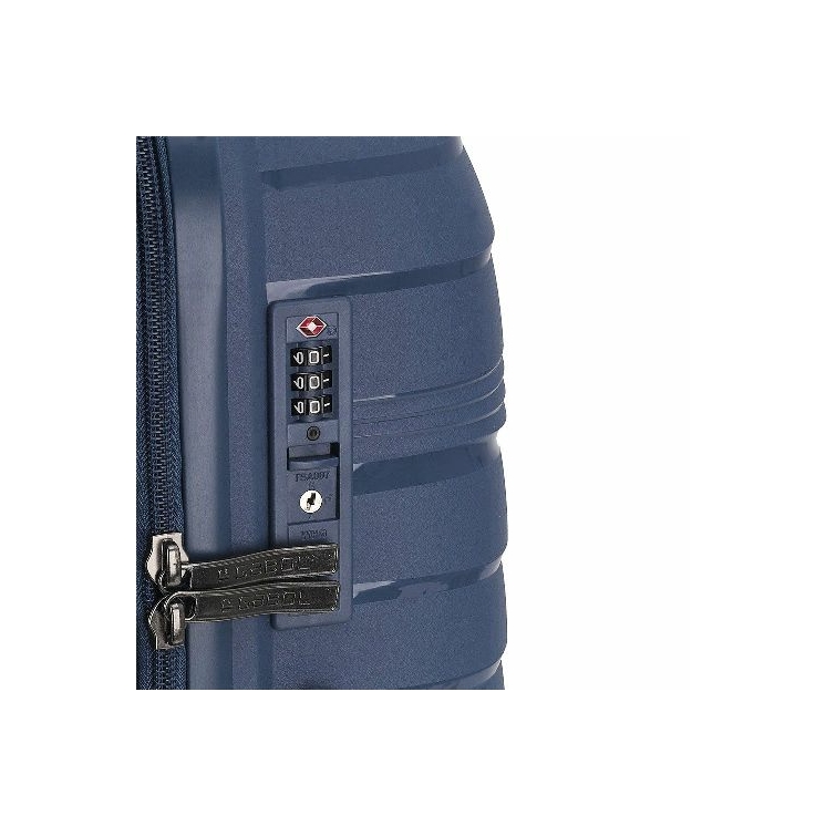 Gabol bőrönd nagy méret GA-1220L Black ajándék bőröndhuzattal