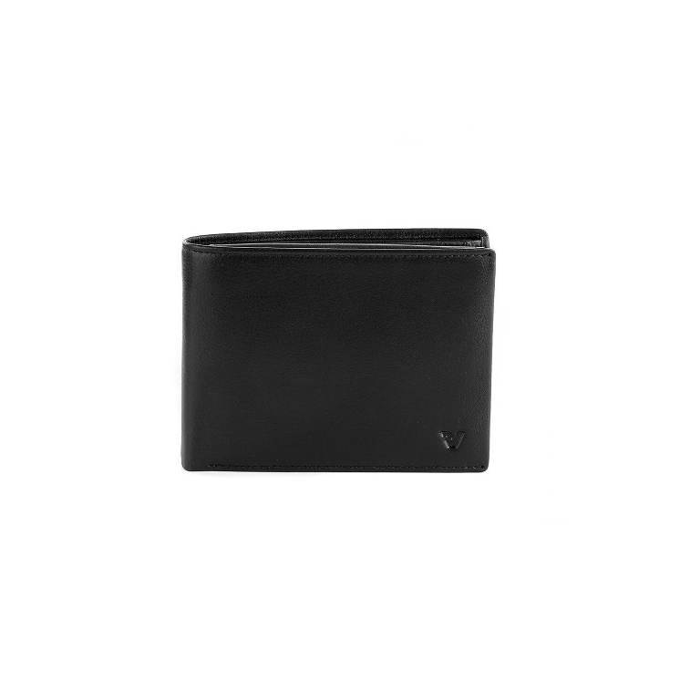 Roncato bőr pénztárca fekete színben R-2903 Black