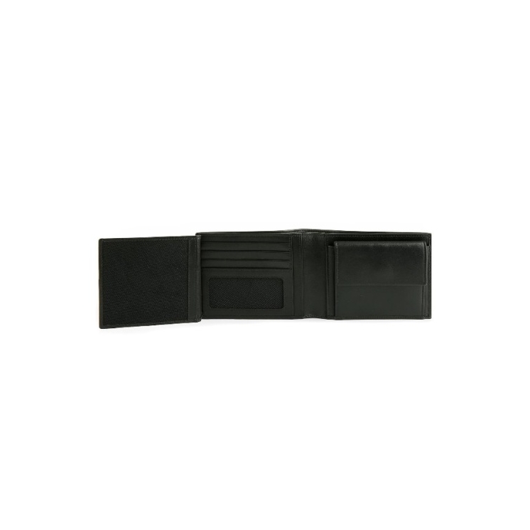 Roncato bőr pénztárca fekete színben R-2903 Black