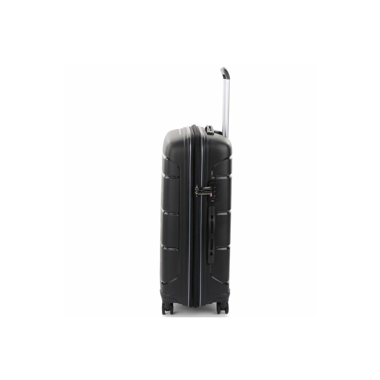 Roncato FLIGHT DLX Spinner Bőrönd R-3462 Piros ajándék bőröndhuzattal