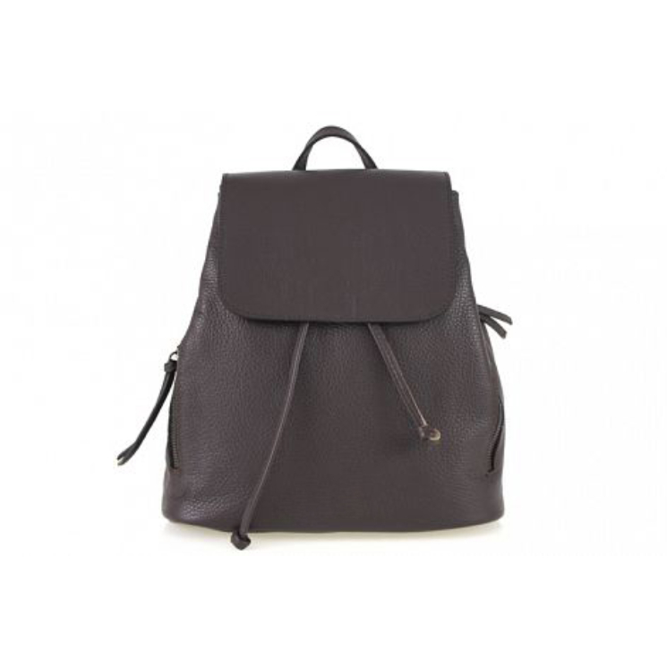 Valódi bőr női hátitáska sötétbarna színben S7068 DarkBrown