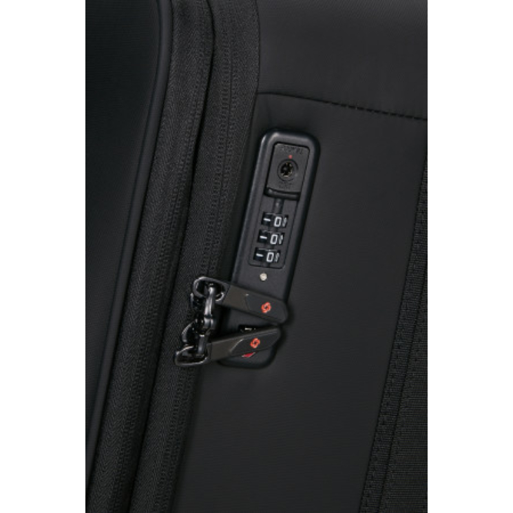 Samsonite GLAZED Bővíthető  Spinner bőrönd 84/32 EXP BLACK