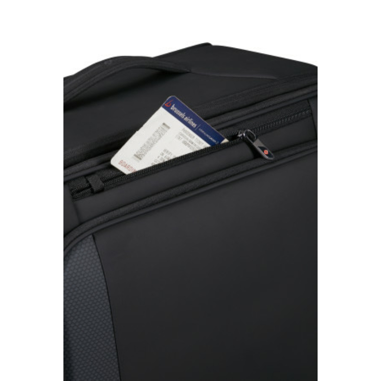 Samsonite GLAZED Bővíthető  Spinner bőrönd 84/32 EXP BLACK