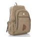 Outdoor vászon hátizsák khakizöld színben