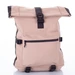 Bézs vízálló többzsebes laptoptartós hátizsák